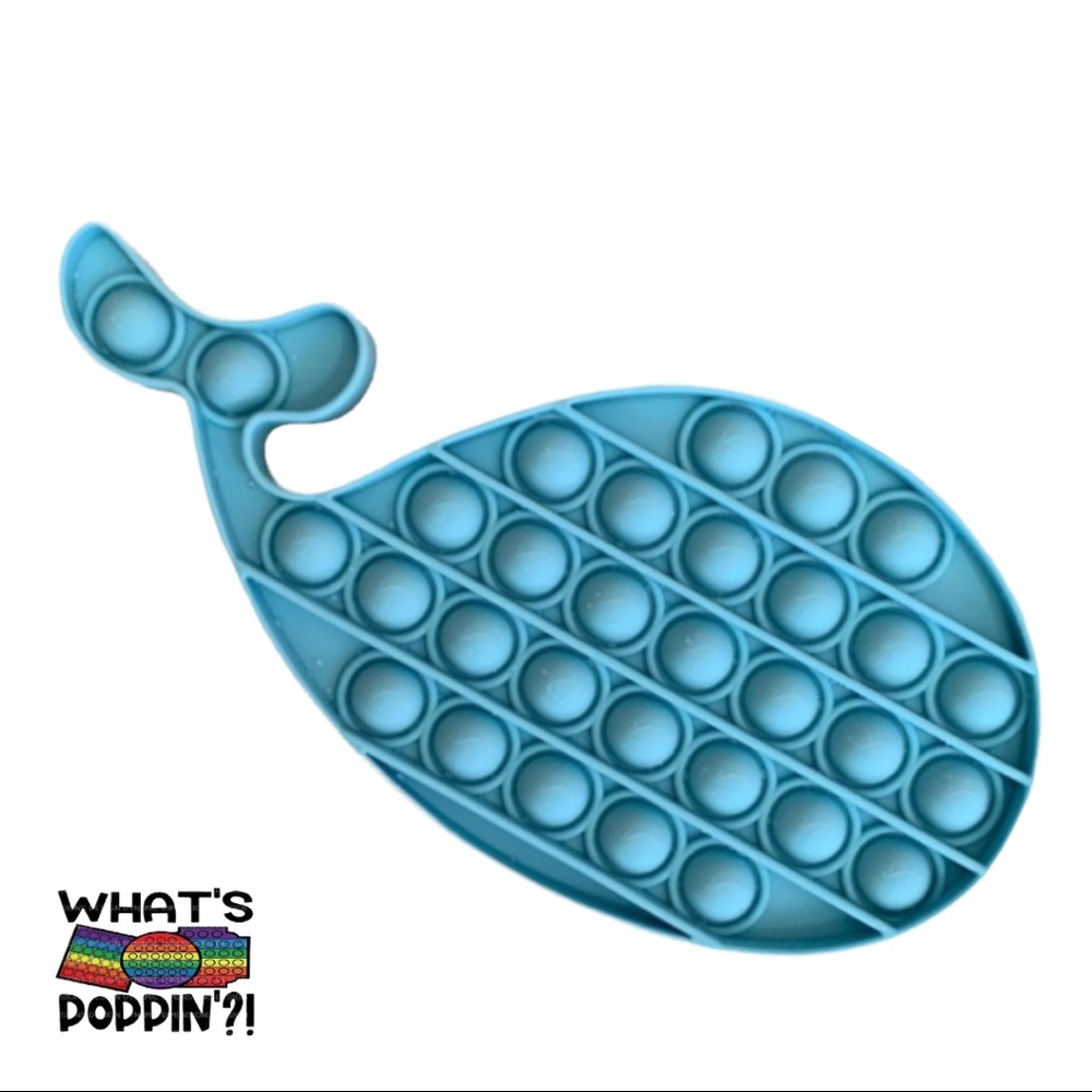 Whale Fidget Push Popper Toy